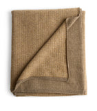 Oyuna cashmere Quadro throw 180x120cm, imported from the UK