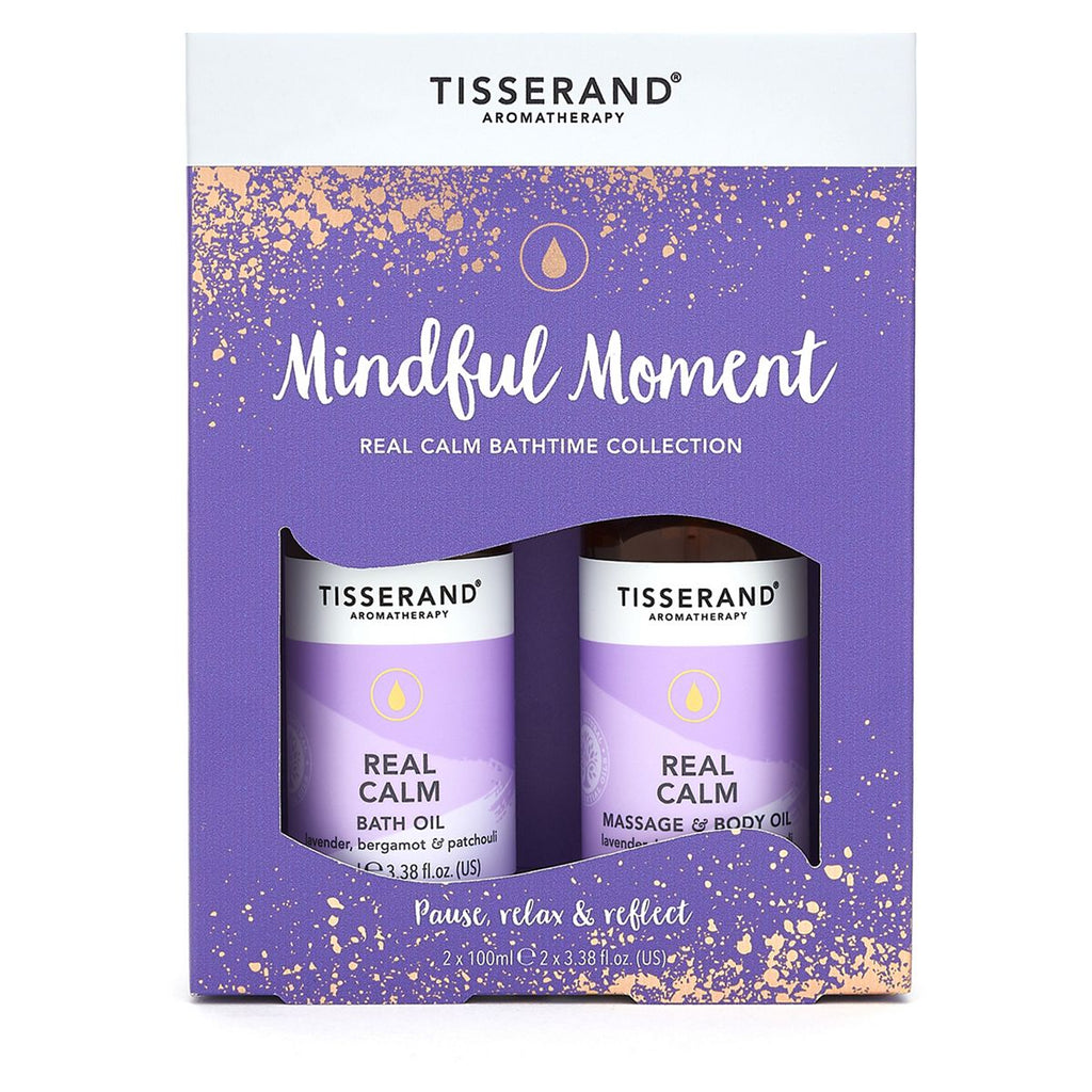 Tisserand Aromatherapy Mindful Moment Real Calm Bathtime Collection