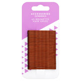 Sainsbury's Hair Grips Brown x45 GOODS Sainsburys   