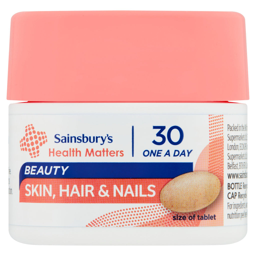 Sainsbury's Health Matters Beauty Skin, Hair & Nails One a Day Tablet x30