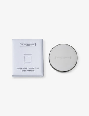 The White Company Signature candle lid 7.4cm, imported from the UK