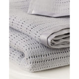 Little White Company baby blanket with satin edge, imported from the UK