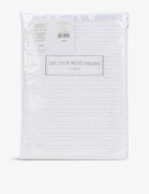 The Little White Company Satin-Edged Cellular Cotton Baby Blanket