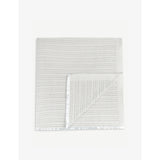 Cellular cotton cot blanket - BLUE