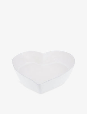 The White Company large stoneware heart oven dish (British brand)