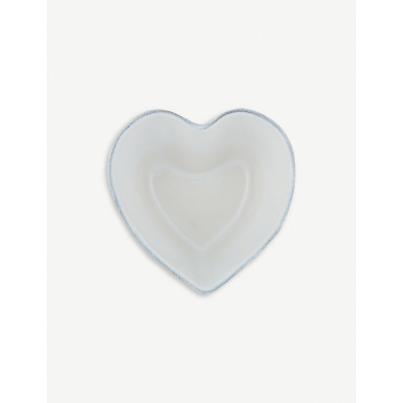 The White Company Porto heart-shaped ceramic ramekin, UK version
