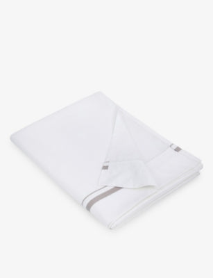 The White Company Cavendish emperor flat sheet 320x290cm - British product