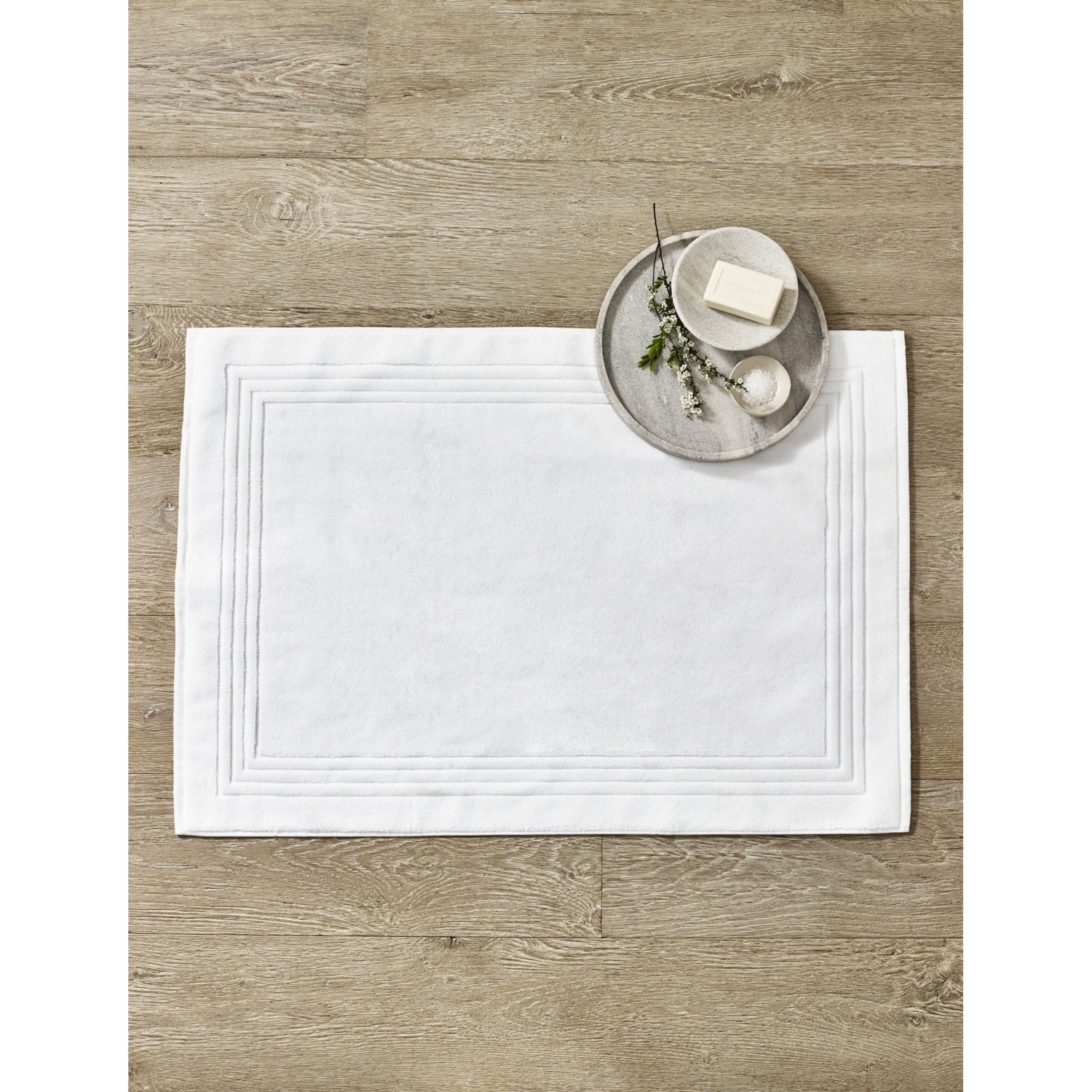 The White Company Egyptian cotton bathmat 90x60cm - British product
