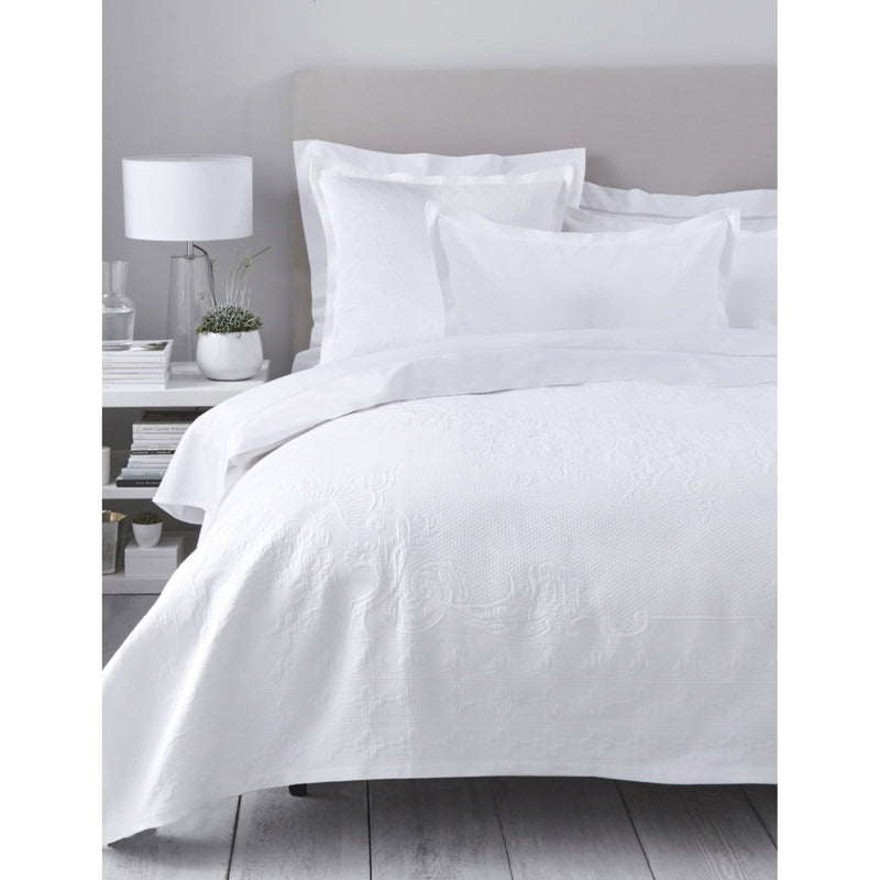 The White Company Vintage Etienne cushion cover 40cm, imported from the UK