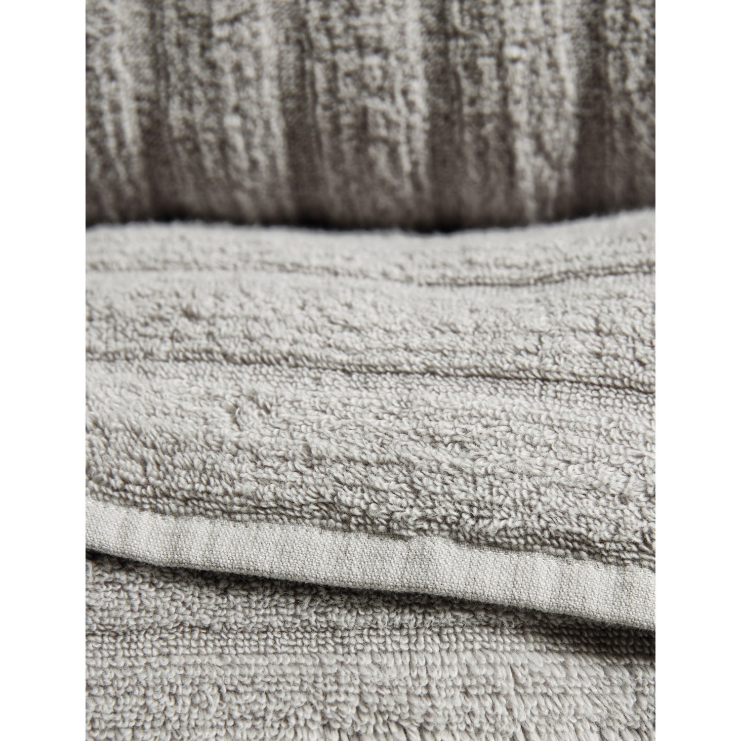 The White Company hydrocotton ribbed face cloth 30cm, UK version