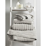 The White Company hydrocotton ribbed face cloth 30cm, UK version