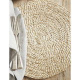 The White Company jute woven placemat 30cm, imported from the UK