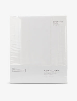 Connaught cotton and silk-blend duvet cover - Double
