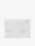 White Company Connaught cotton and silk-blend Oxford pillowcase 65cm (British brand)