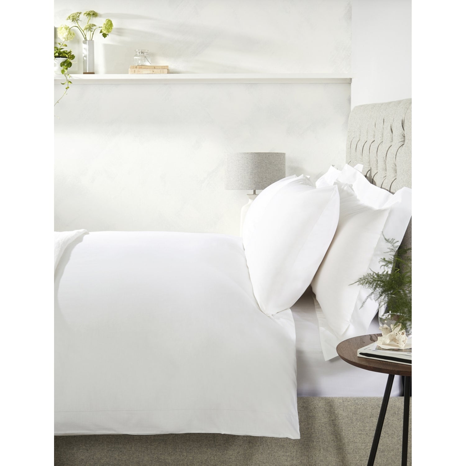 The White Company Egyptian cotton flat sheet 200-thread count - British product