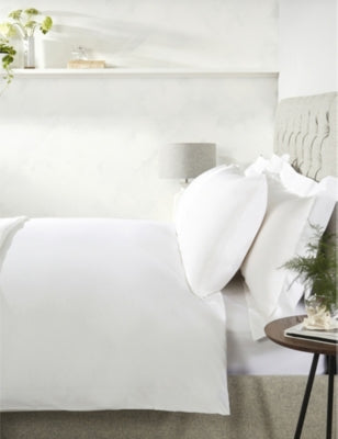 The White Company Row Cord duvet cover, imported from the UK