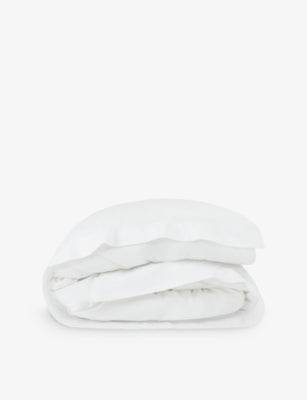 The White Company Savoy cotton duvet cover, imported from the UK