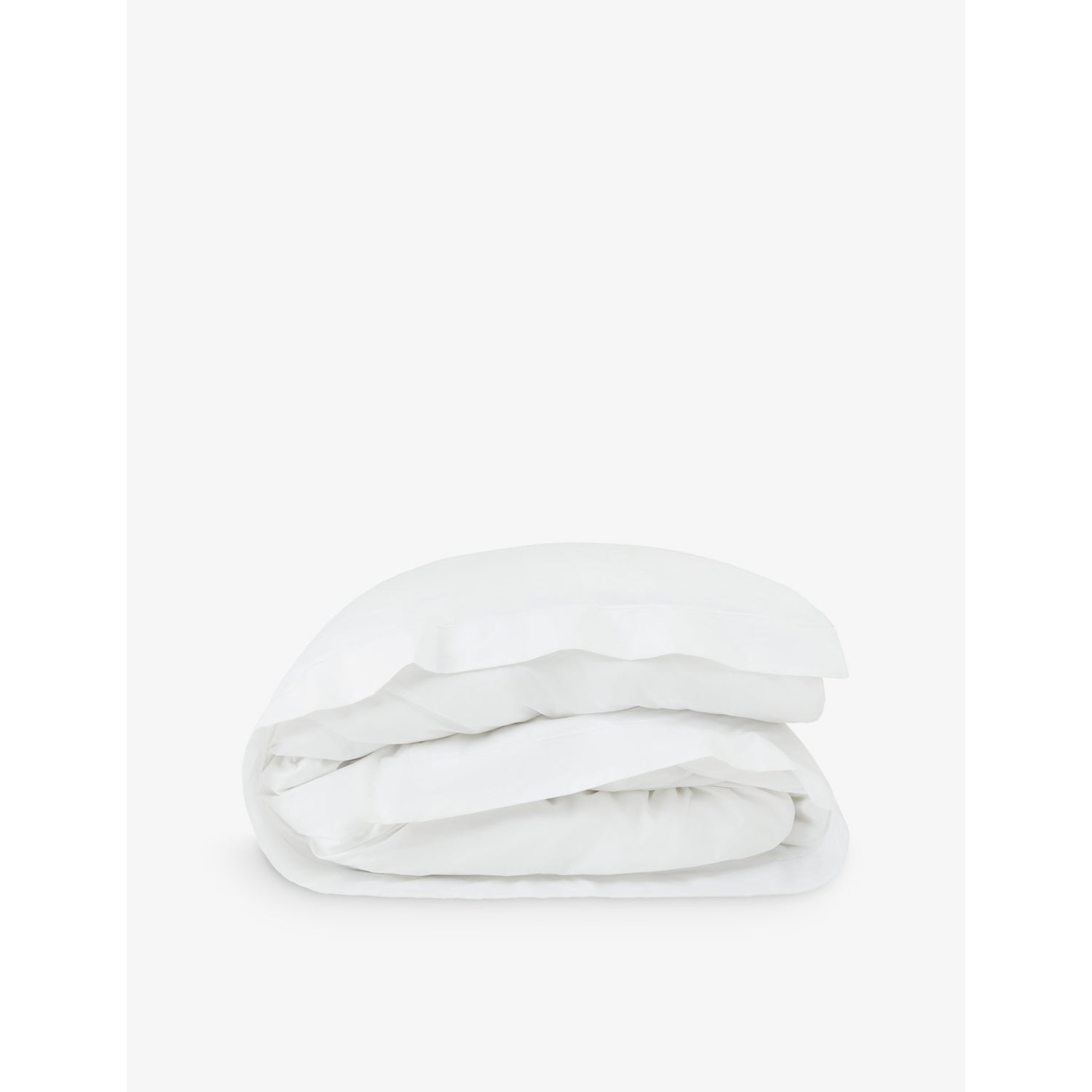 Savoy cotton duvet cover - WHITE - Single