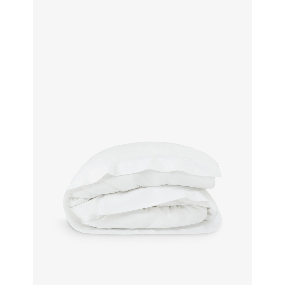 Savoy cotton duvet cover - WHITE - Single