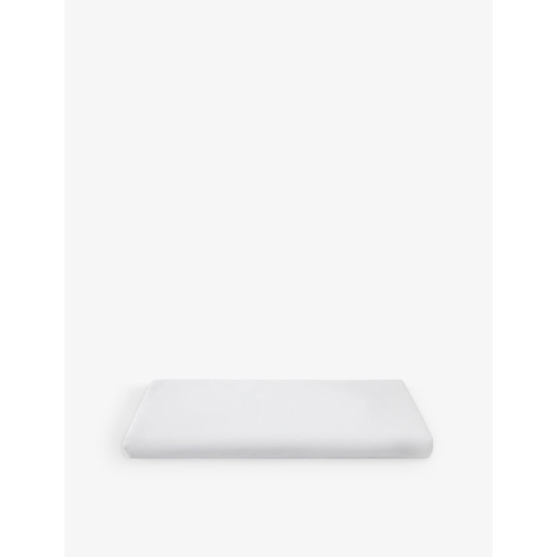 Savoy cotton fitted sheet - WHITE - Single