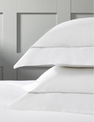 The White Company Savoy Oxford Cotton Pillowcase