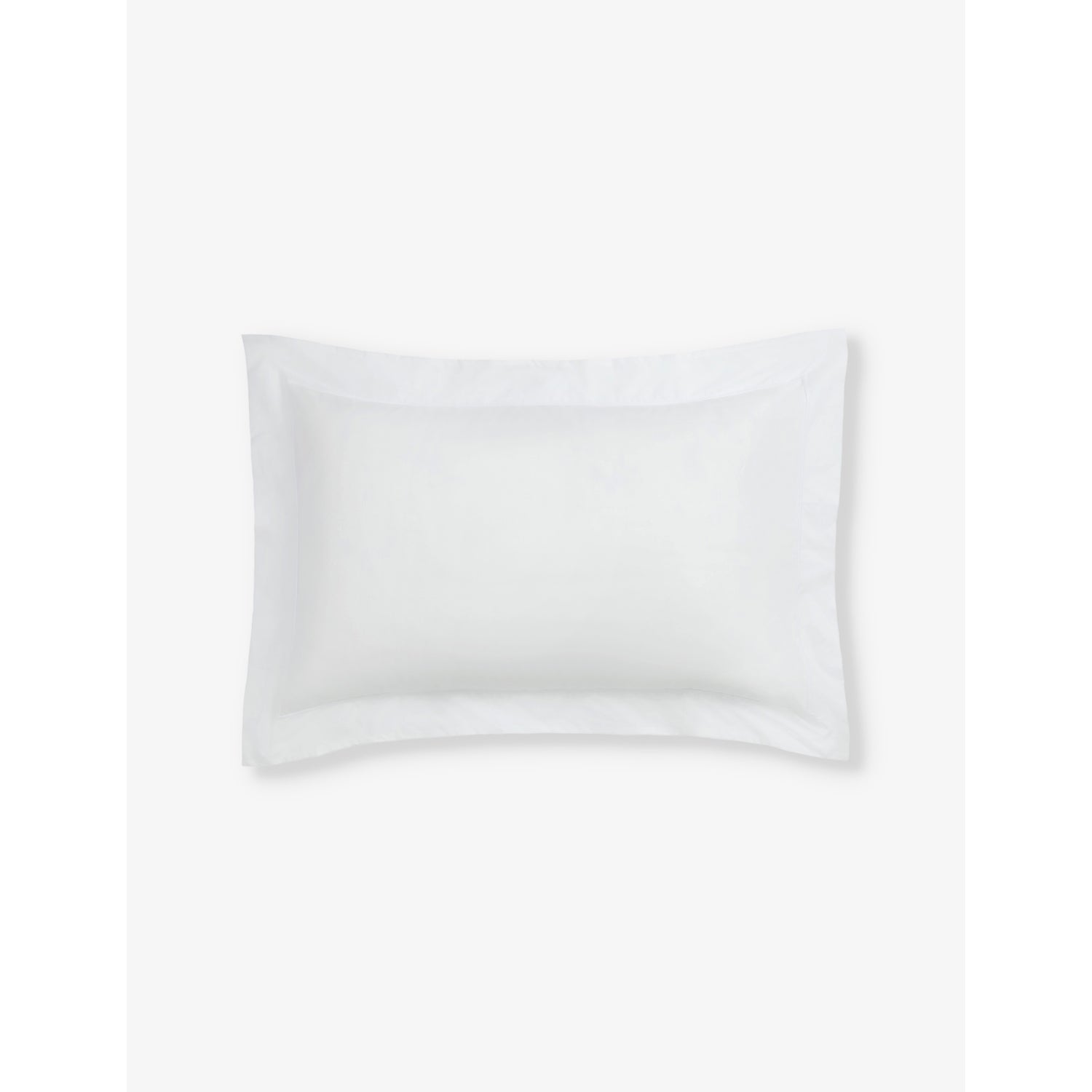 Savoy Oxford cotton pillowcase - WHITE - Standard