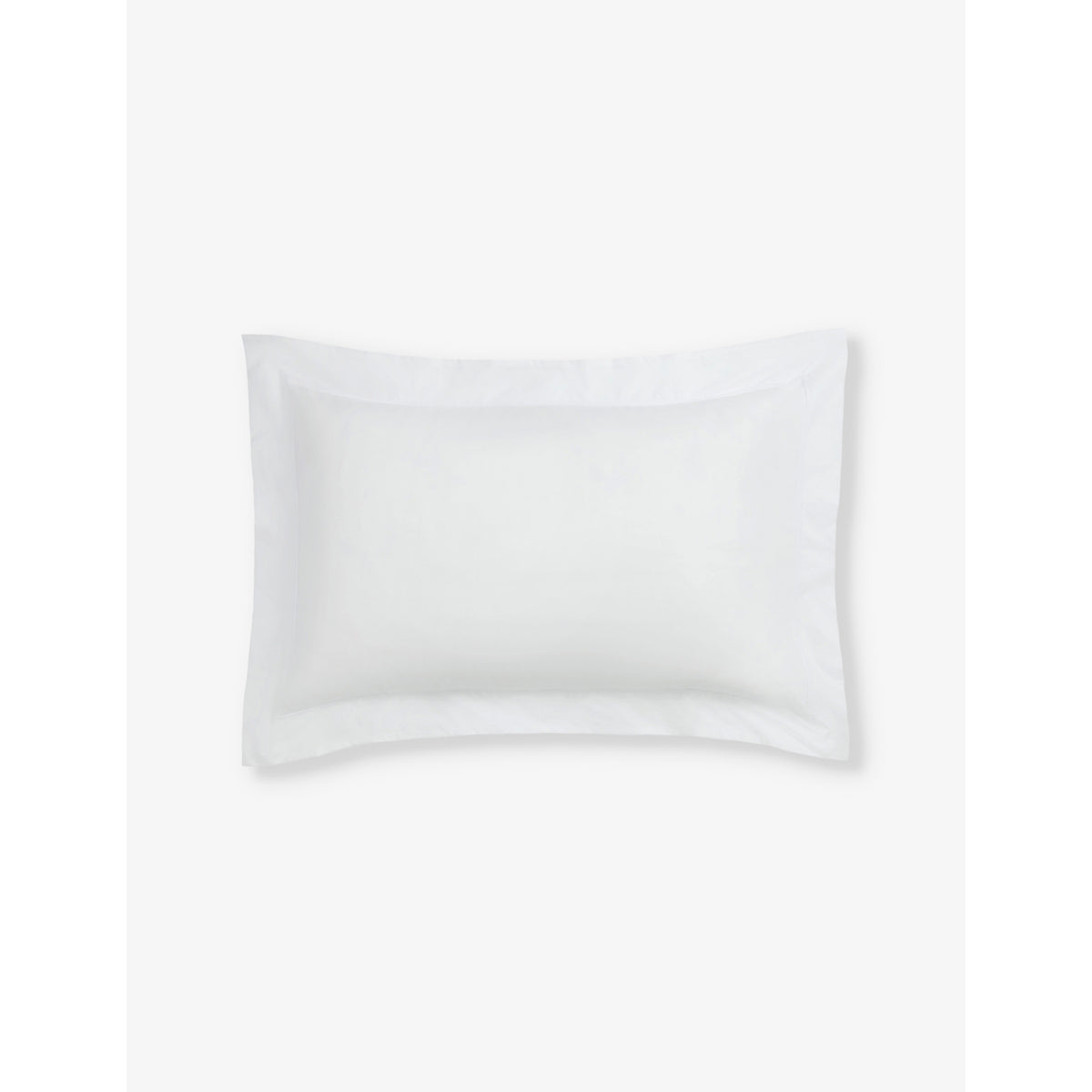 Savoy Oxford cotton pillowcase - WHITE - Standard