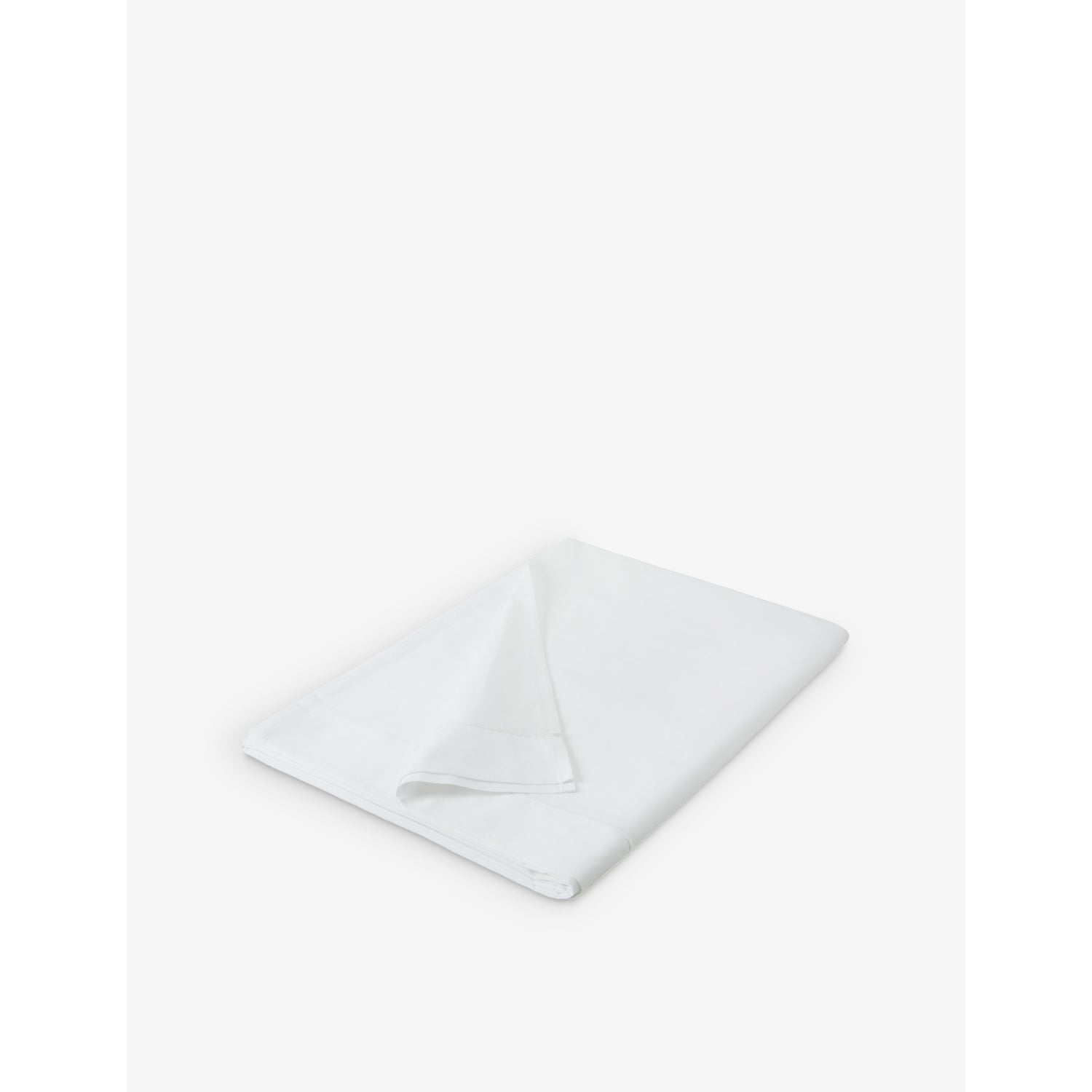 Savoy cotton flat sheet - WHITE - Single