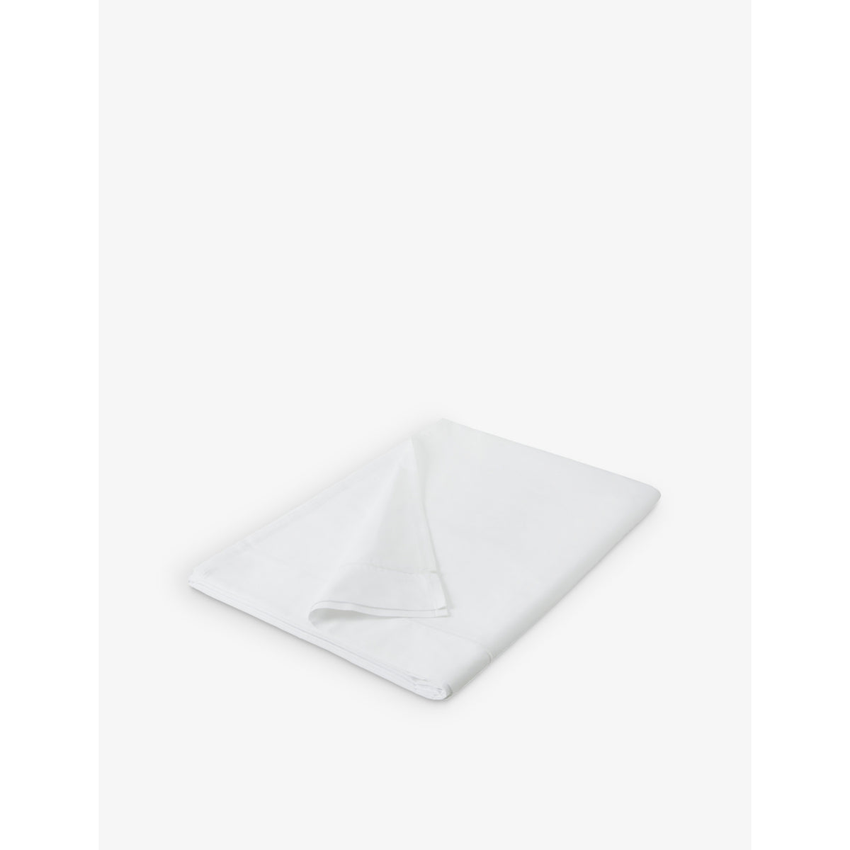Savoy cotton flat sheet - WHITE - Single