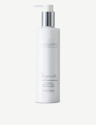 The White Company pomegranate hand and nail cream 250ml (British brand)