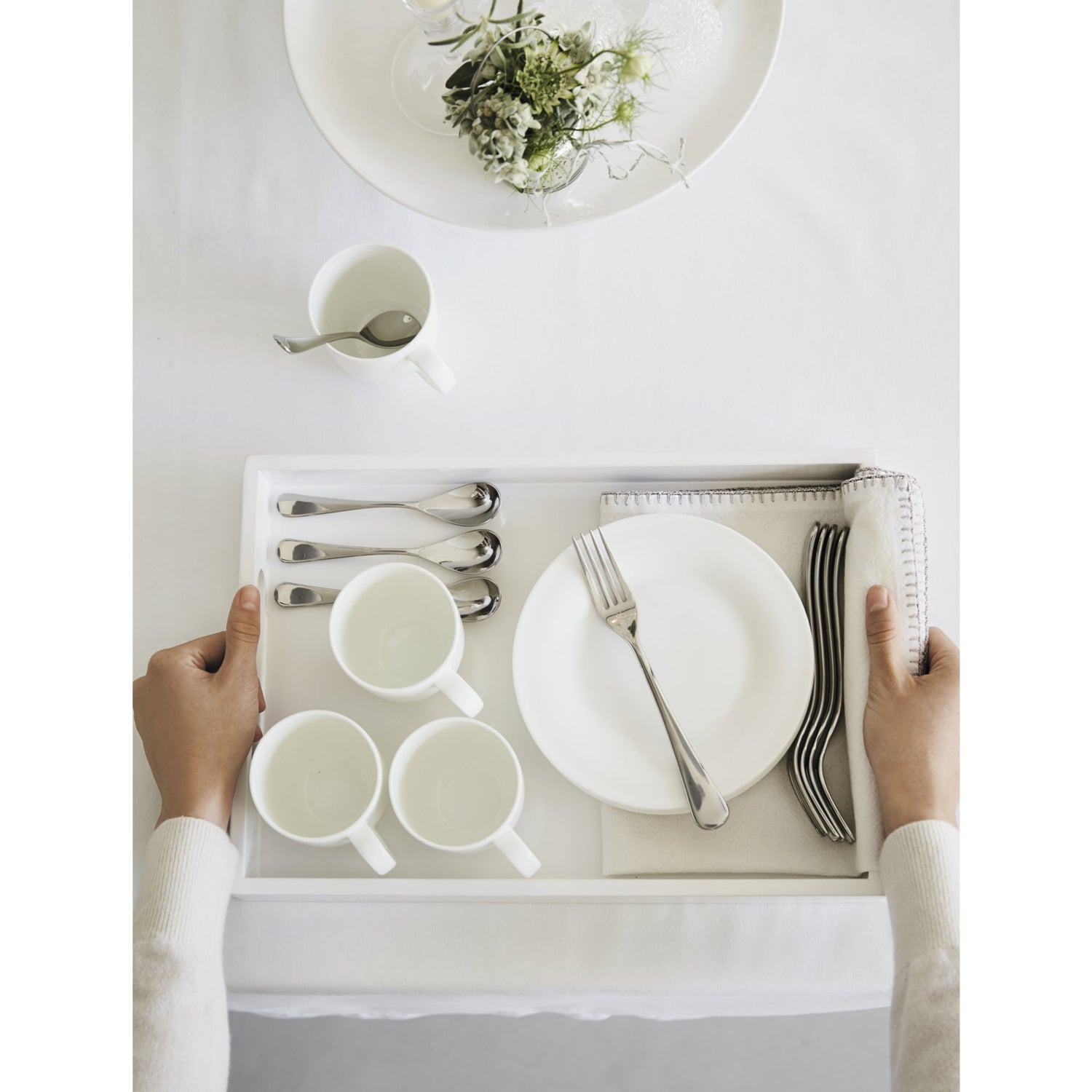 The White Company Symons bone china side plate 23cm - British product