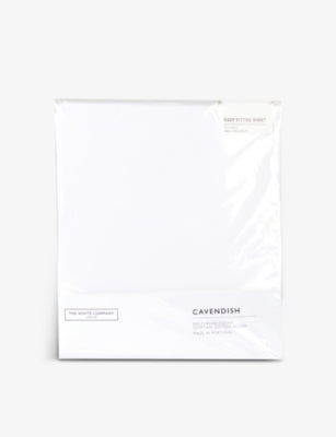 The White Company Cavendish deep fitted cotton sheet (British brand)
