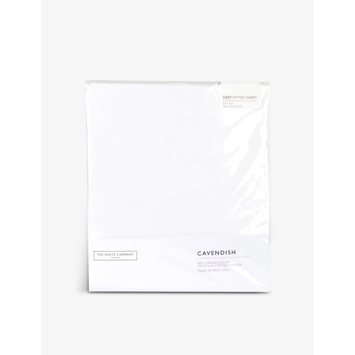 Cavendish deep fitted cotton sheet - Double