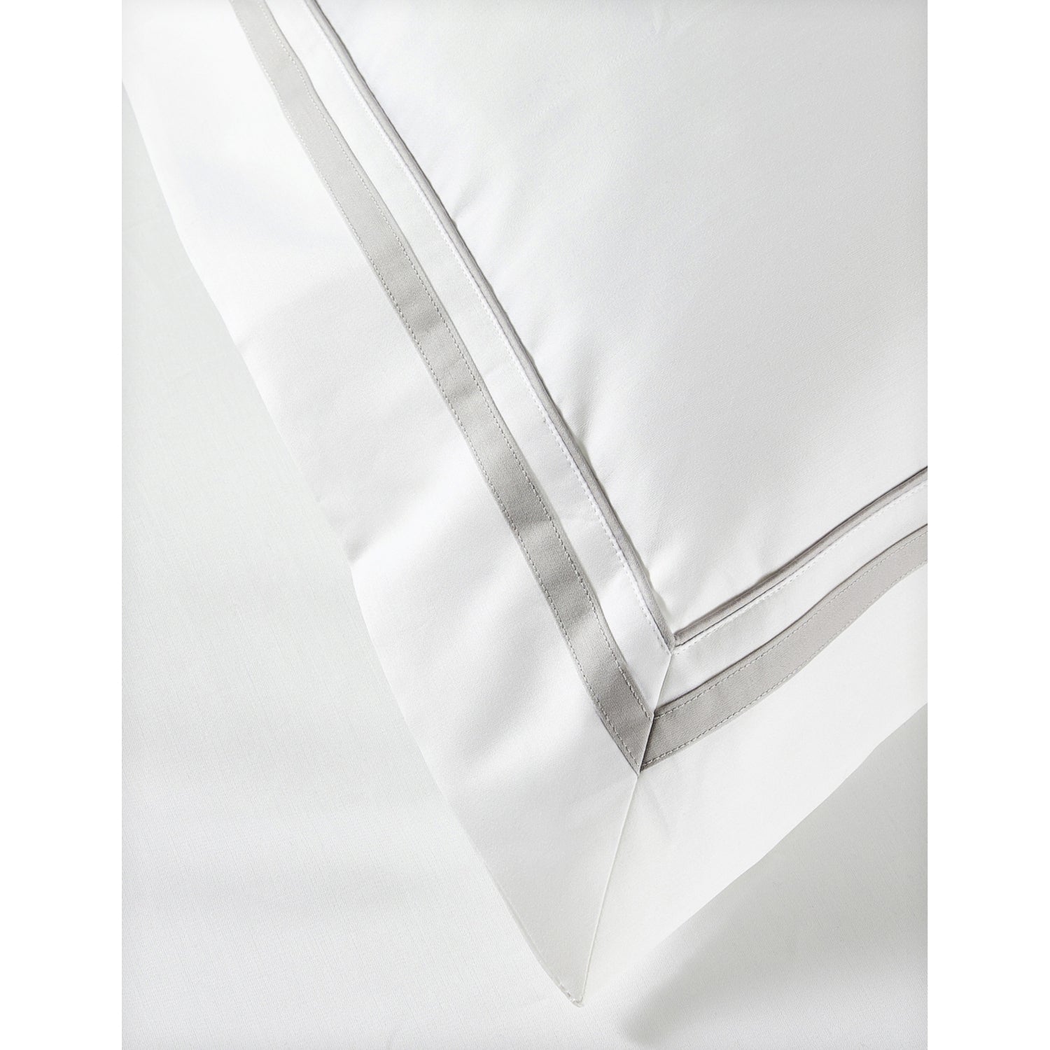 The White Company Cavendish cotton pillowcase, imported from the UK
