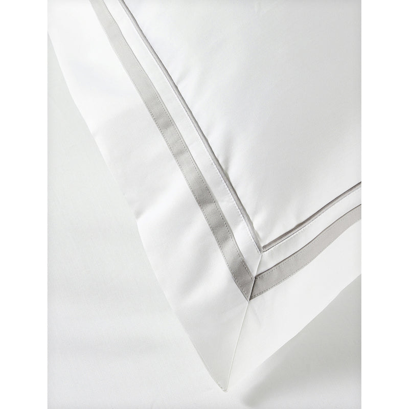 The White Company Cavendish cotton pillowcase, imported from the UK