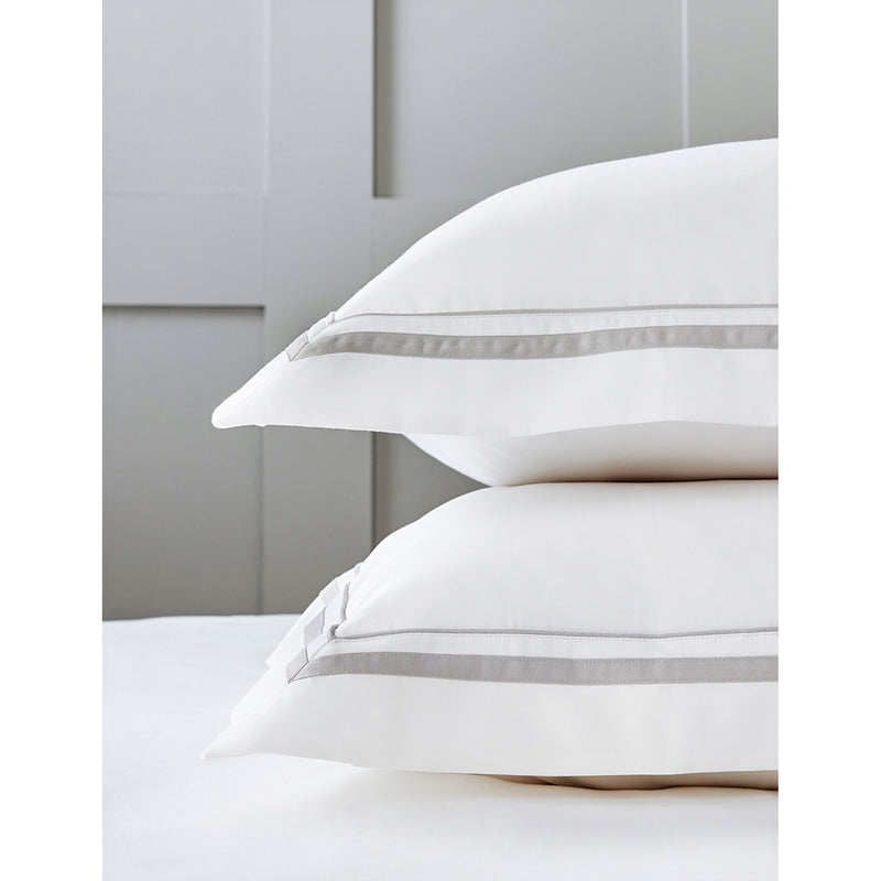The White Company Cavendish cotton pillowcase, imported from the UK
