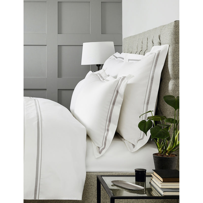 The White Company Cavendish cotton pillowcase, imported from the UK