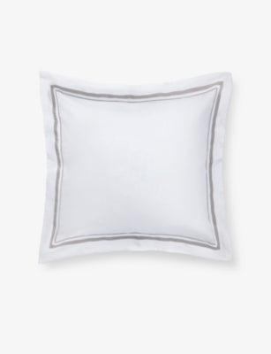The White Company Cavendish cotton pillowcase, imported from the UK