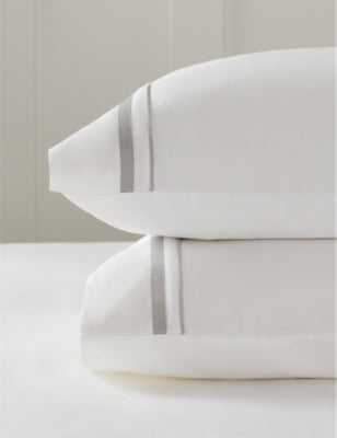 The White Company Cavendish Classic standard pillowcase (British brand)