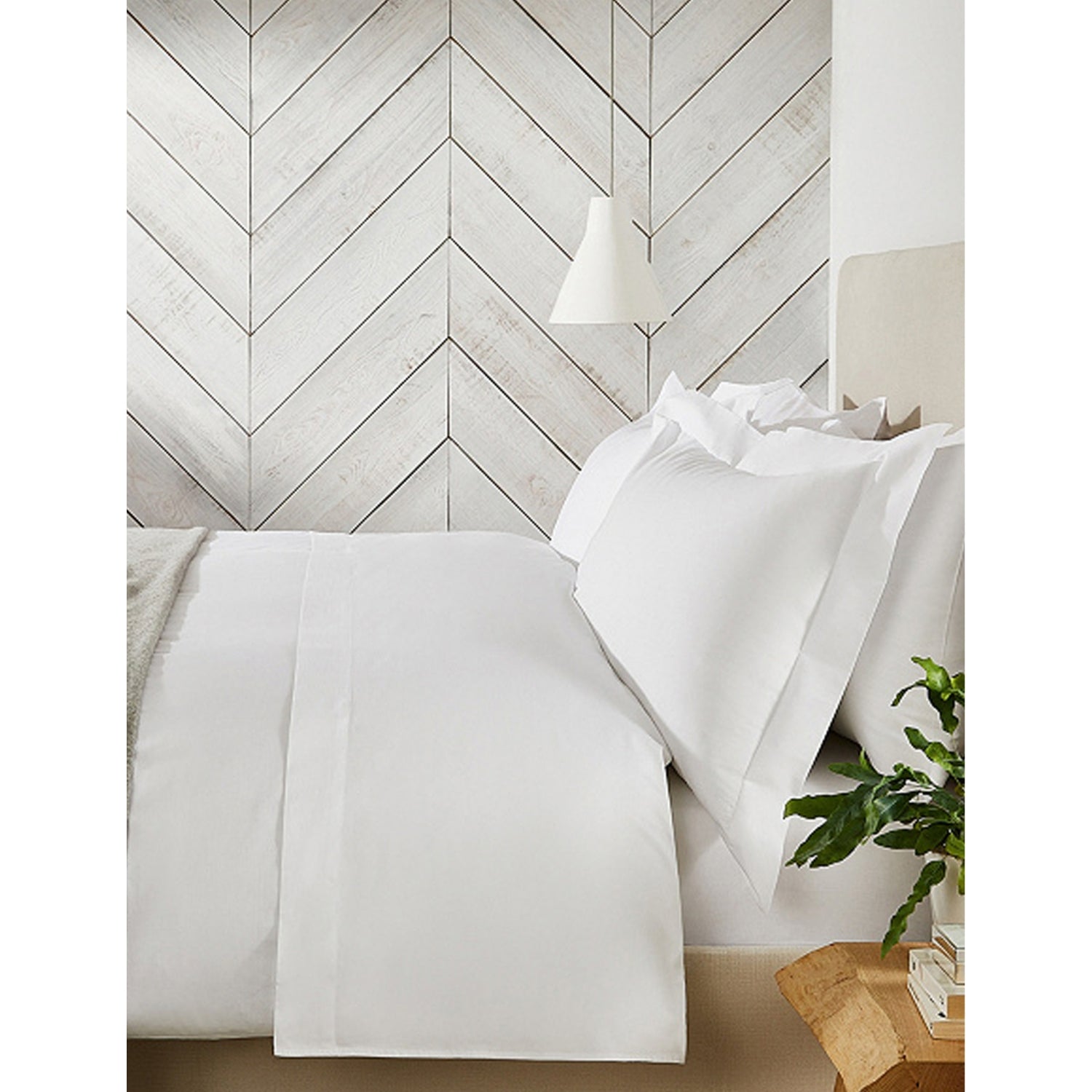Essentials Egyptian-cotton deep fitted sheet - Single