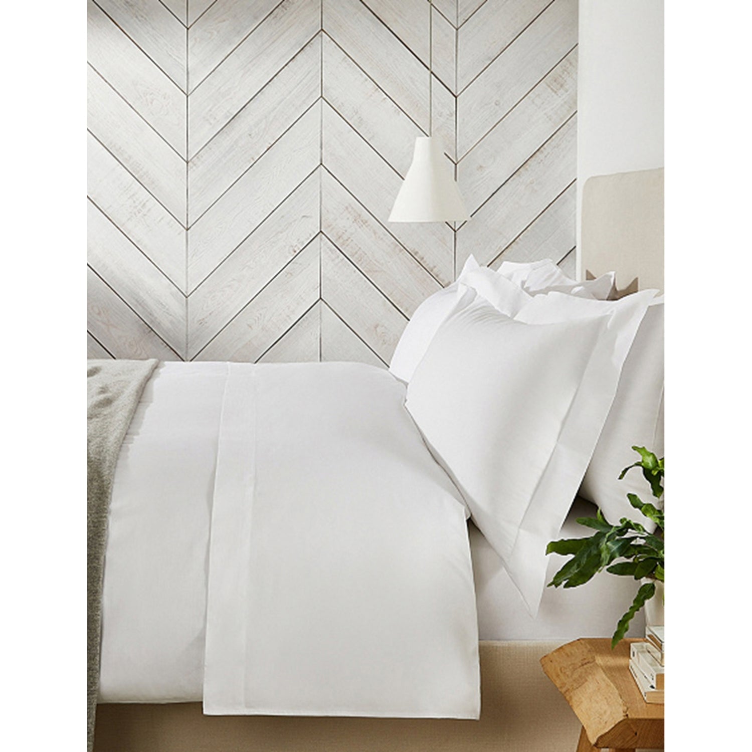 The White Company essentials Egyptian cotton duvet cover (British brand)
