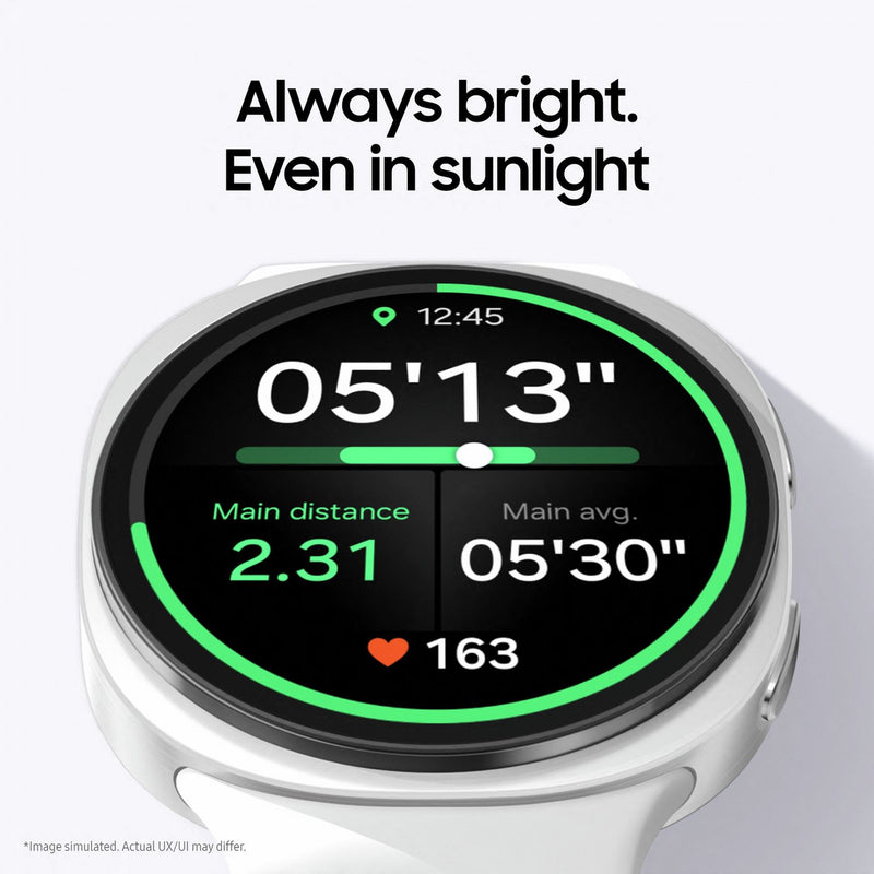Samsung Galaxy Watch8 40mm Smart Watch - White/Silver