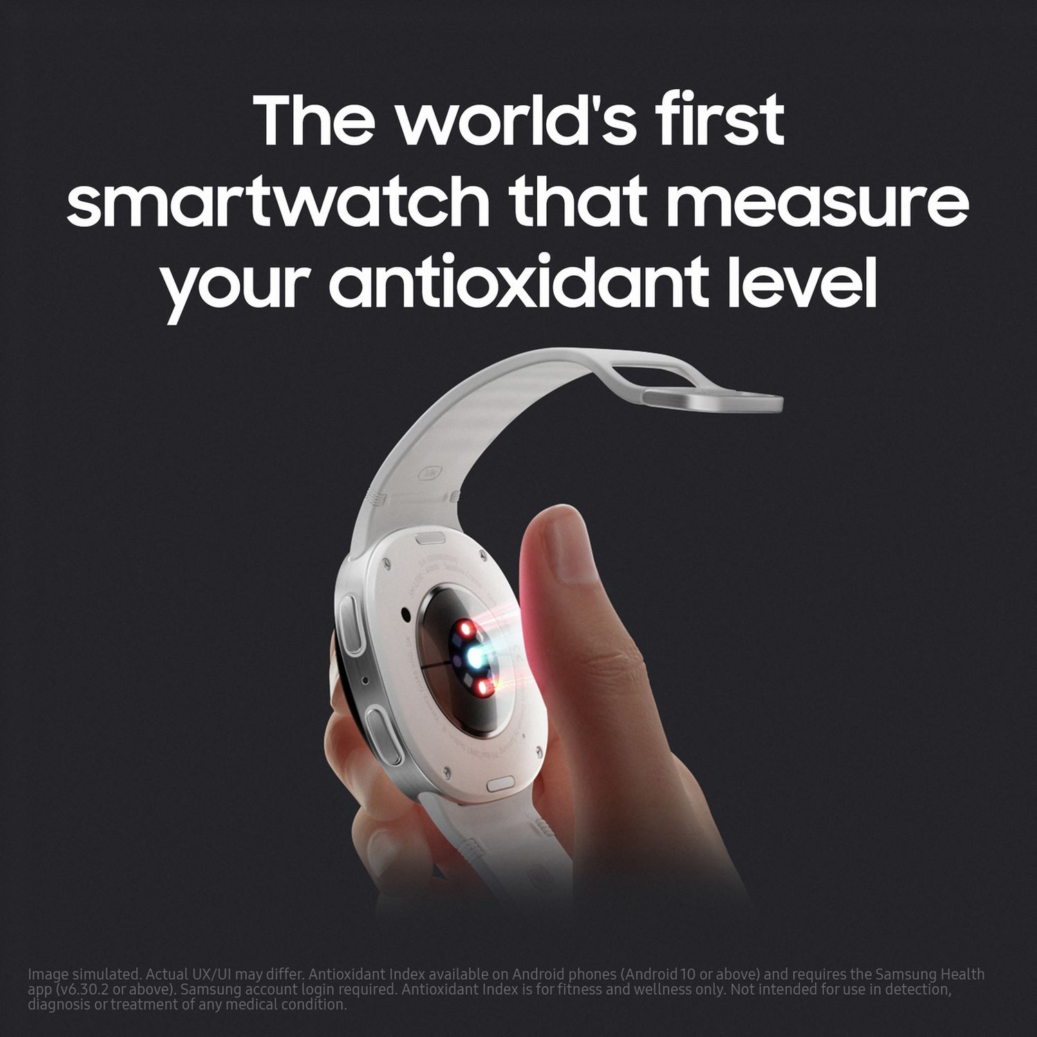Samsung Galaxy Watch8 40mm Smart Watch - White/Silver