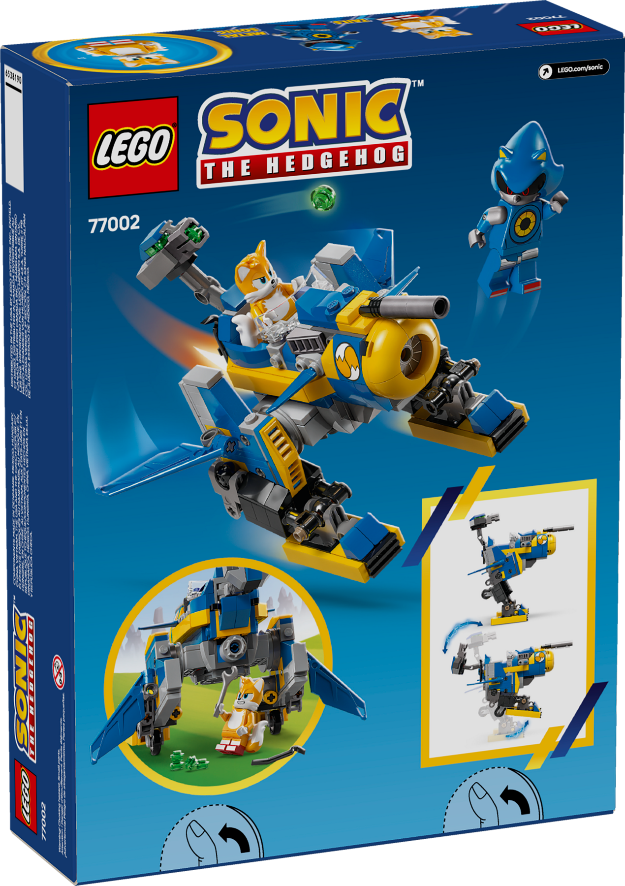 LEGO Sonic Cyclone vs Metal Sonic 290 Pieces - British product