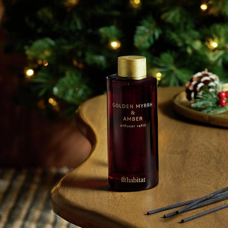 Habitat Golden Myrrh and Amber diffuser refill 180ml (British brand)