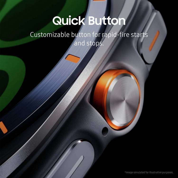 Samsung Galaxy Watch Ultra smartwatch grey orange - British product