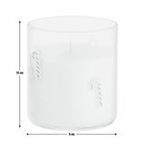 Argos Home Christmas Cookie jar candle, candy cane glass holder, UK version
