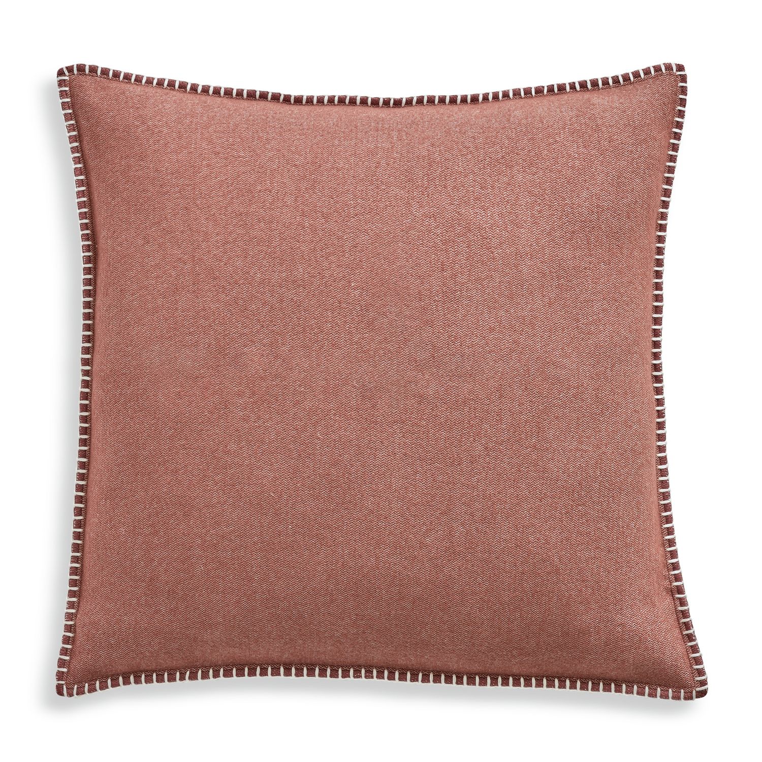 Habitat Blanket Stitch Cushion - Berry - 50x50cm