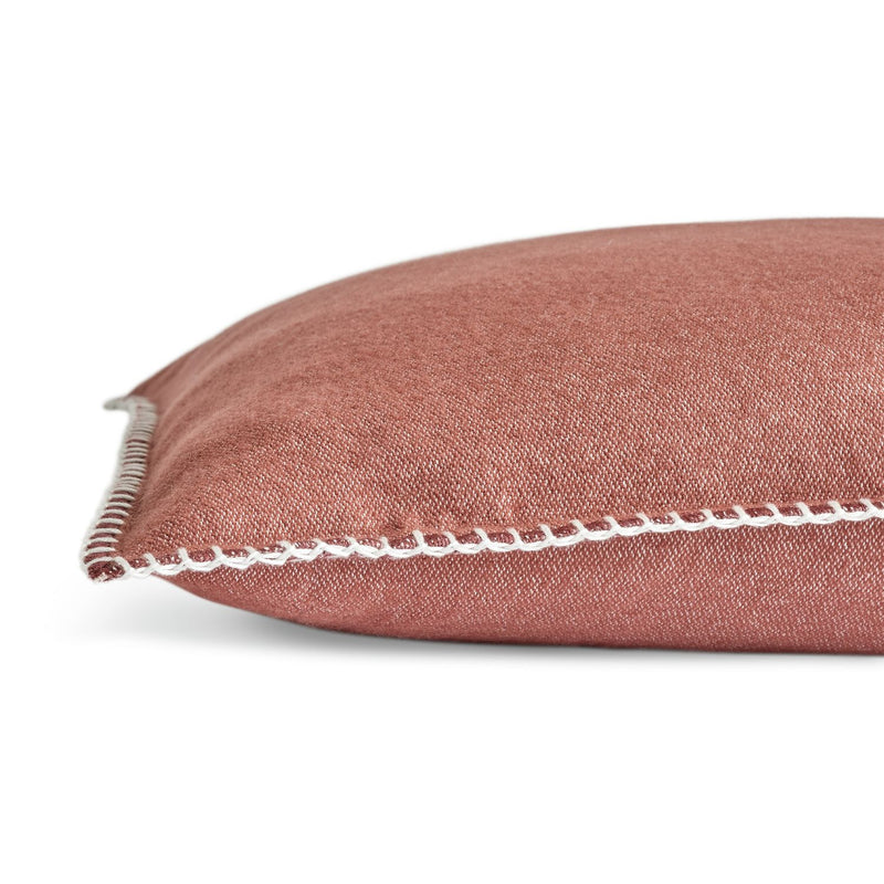 Habitat Blanket Stitch Cushion - Berry - 50x50cm