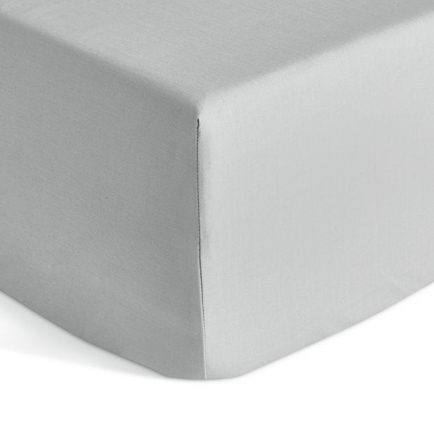Habitat grey fitted sheet small double (British brand)